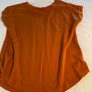 A new day orange tee